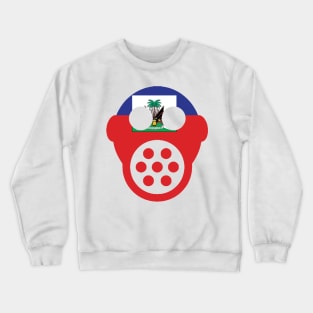 haitian mask Crewneck Sweatshirt